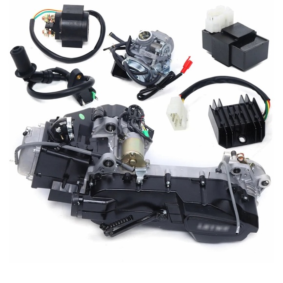 150cc GY6 ATV Go Kart Engine Motor AutoTransmission Build-in Reverse Short Case - Picture 4 of 5